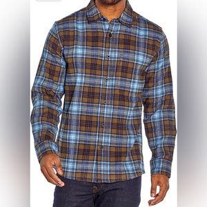 Eddie Bauer Bristol Flannel Shirt, Deep Denim Plaid